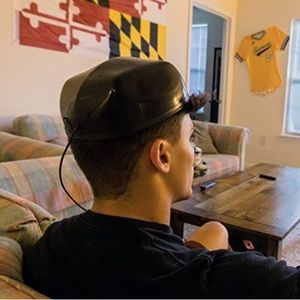 Laser hair growth helmet